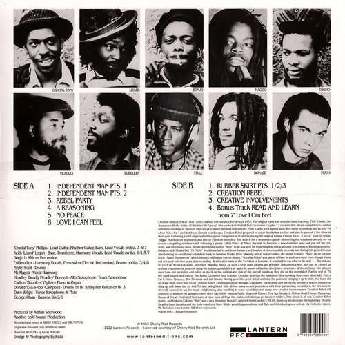 Creation Rebel - Low & Highs (Vinyl LP - 1982 - EU - Reissue) - Bild 2 von 2