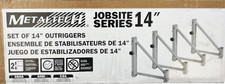 Metaltech 14 in. Scaffold Outriggers (Set of 4) with Pins & Knobs included