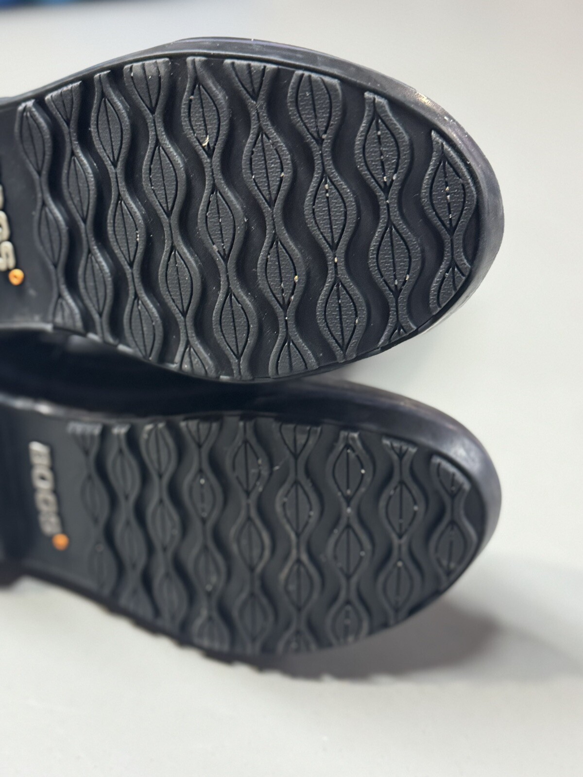 BOGS Black Solid Plimsoll Tall Waterproof Snow Ra… - image 13