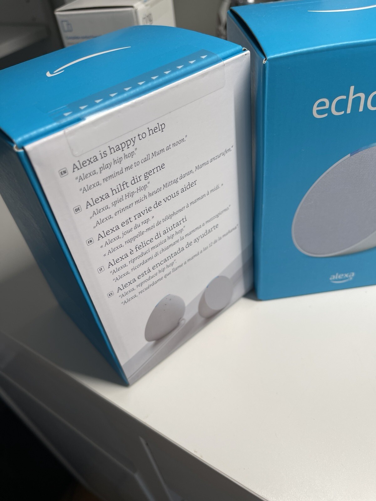 Thumbnail - ‼️ 2x Amazon Echo Pop Kompakter Und Smarter Bluetooth-lautsprecher