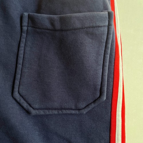 Adidas 3D Rainbow Trefoil Sweatpants Womens M Cropped Capri heavyweight Blue - Picture 9 of 9