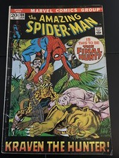 THE AMAZING SPIDER-MAN #104 KA-ZAR! KARVEN! BLACK COVER HIGH GRADE 1972!