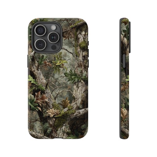 Pour iPhone | Samsung Galaxy | Coque téléphone Pixel - Feuilles de chêne mousse chasse camouflage - Photo 39 sur 255