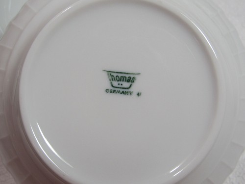 Thomas Germany Vintage PLATINUM BAND Five (5) Porcelain Fruit Bowls GC - Bild 7 von 7