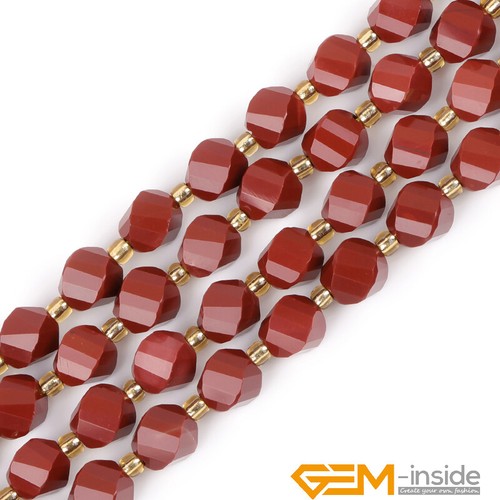 Natural Assorted Gemstone Twist Faceted Charms Loose Beads for Jewelry Making AU - Picture 21 of 353