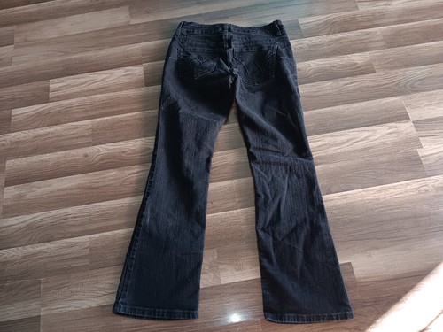 wrangler women's size 7/8X30 (Actual SZ 30X29) black bootcut jeans. - Picture 10 of 14