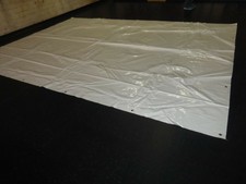 2,9€//m² PVC Folie Abdeckplane LKW Plane 13,60m x 2,45m ca 690g//qm grün B-Ware