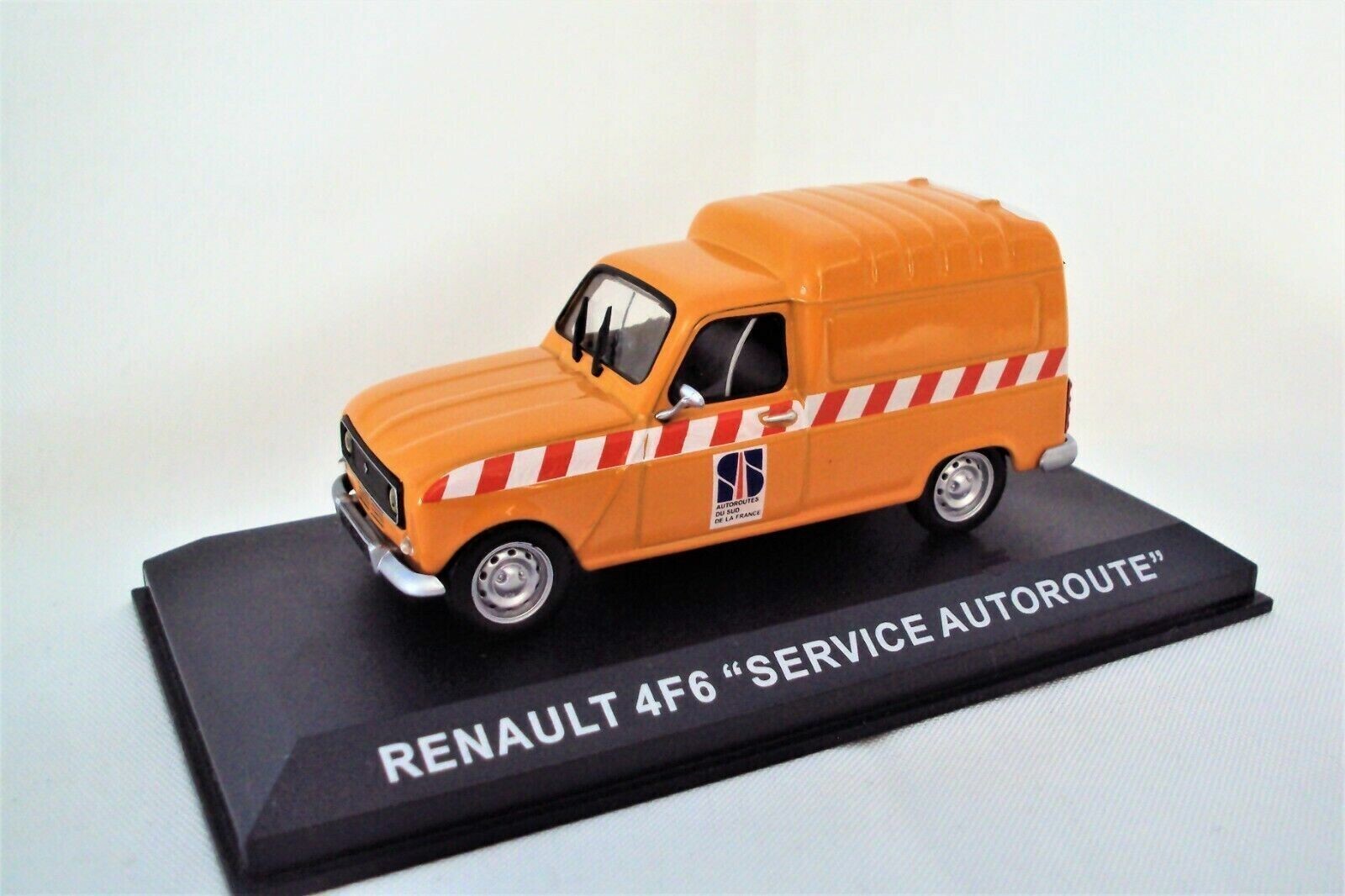 Renault 4F6 Service Autoroute pour diorama vintage et vitrine de passionné
