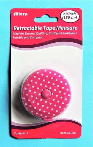 1 Retractable 60" Measuring Tape Measure Sewing Quilting Craft Flexible Compact - Picture 3 of 8