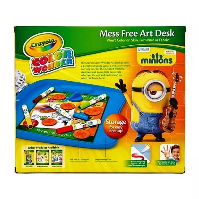 Crayola color wonder art desk with stamper cheap