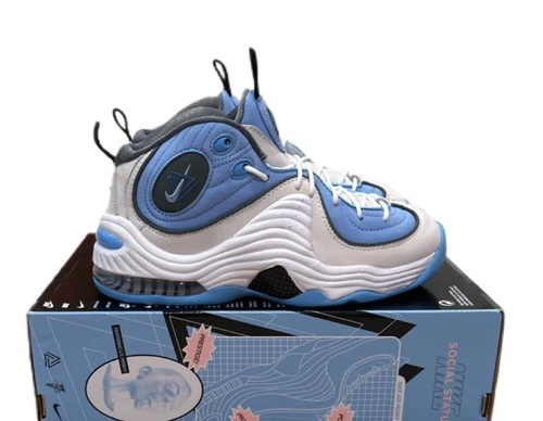 Size 6 / 7.5 WMNS - Nike x Social Status Air Penny II ‘Blue’ | DM9132 100