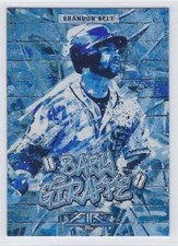 Brandon Belt 2017 Topps Fire MONIKERS Blue Chip Parallel Giants