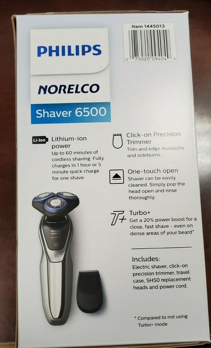 Philips Norelco 6500 Cordless Rechargeable Men's Electric