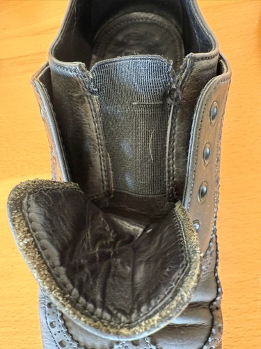 PRADA Milano – klassische Schuhe – anthrazit – Vintage Calf Antracite – Gr. 6,5 - Bild 14 von 15
