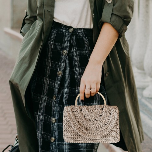 Bolso bandolera ovalado con asa de cartera 2 piezas Correa Bolso de compras Asa - Imagen 8 de 12