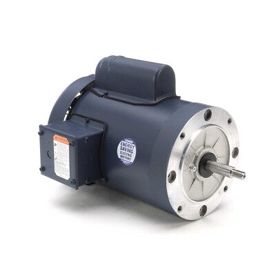 Leeson 113640.00 Electric Motor 1.5 HP 3450 Rpm 1PH 115/208-230 Volt 56J Frame