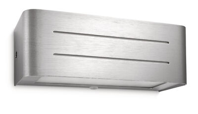Massive Wandlampe Mila Wall 1x E13 12W Up- & Downlight Silber Industriedepot_24