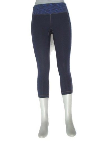 Athleta Skinny Yoga Workout Leggings Sz S Purple Tights Mid Calf Length - Bild 1 von 9