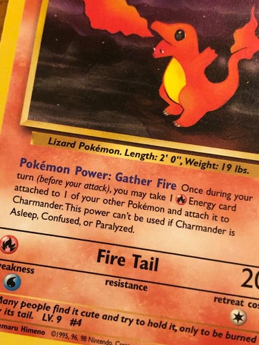 Charmander 50/82 Pokemon Team Rocket 1ª Edición Común Casi Nuevo/Como Nuevo 2000 Caja-S3 - Imagen 6 de 6