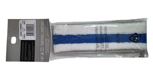 Diadema vintage Jordan Jumpman azul negro bloque de color rizo para hombre talla única NUEVA - Imagen 2 de 2
