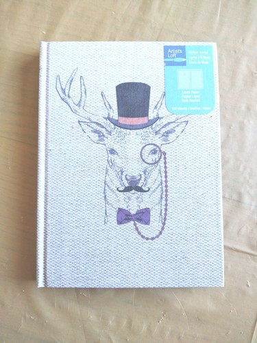 Papel forrado diario de moda Artist Loft 120 hojas 8” X 6” borde dorado nuevo - Imagen 1 de 5