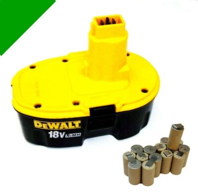 Zellentausch für Dewalt Akku 18 V mit 2,0 Ah NiCd   