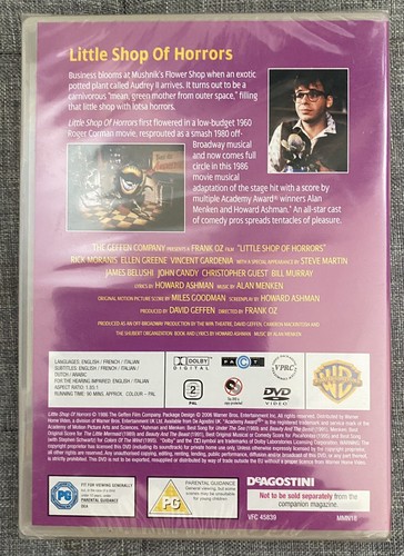 Little Shop Of Horrors DVD Horror Musical Rick Moranis Steve Martin New & Sealed - Picture 2 of 2