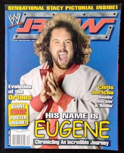 WWE RAW Magazine SEPTEMBER 2004 Eugene WCW WWF ECW TNA AEW ROH NWO Wrestling - Picture 2 of 5