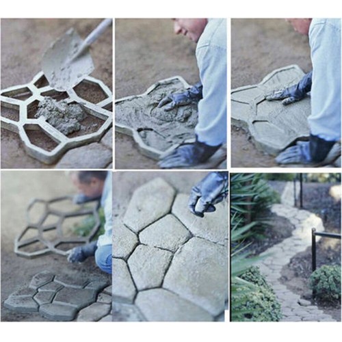 2×DIY Pflasterform Betonpflaster Gießform Schalungsform Schablone Garten Gehweg - Bild 6 von 9