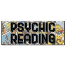 Psychic Readings Banner Concession Stand Food Truck Single Sided