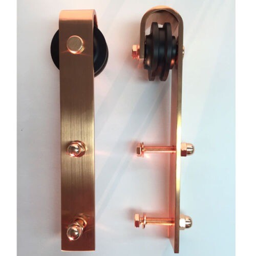 Tms Stainless Steel Wooden Sliding Barn Door Rail Wall Hanger