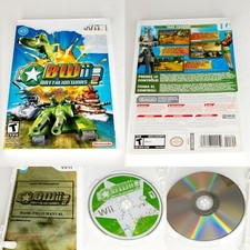 BWii2 Battalion Wars 2 Nintendo Wii Game Cover Insert Torn Complete CiB