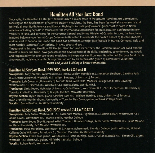 Stompin' at the Tivoli: Hamilton All Star Jazz Band, Ancaster Ontario (CD, 2002) - Picture 6 of 6