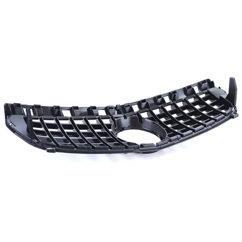 Sport Kühlergrill Schwarz Glanz Chrom passend für Mercedes A Klasse W176 12-15 - Picture 7 of 8
