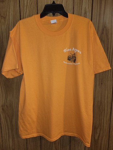 Blue Agave Baltimore Maryland MD Large Mens Yellow Graphic Logo Tshirt - Picture 6 of 12