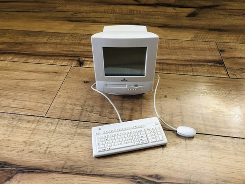 American Girl Puppe 1996 Mini Macintosh Computer Tastatur & Maus Set funktioniert