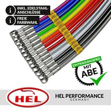 HEL Stahlflex Bremsleitungen BMW M4 F32, F33, mit ABE HEL Stahlflex Bremsleitungen BMW M4 F32, F33, mit ABE