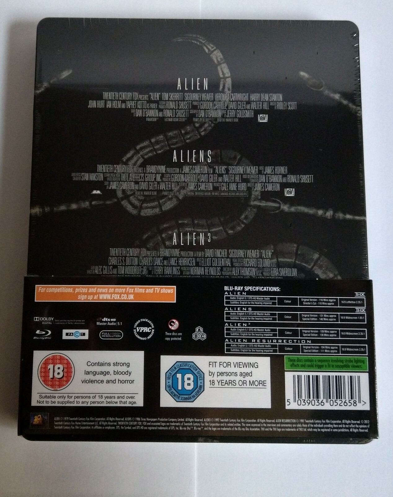 Alien Anthology - Blu ray steelbook - New and sealed - 4 movie collection 2022 Niska cena