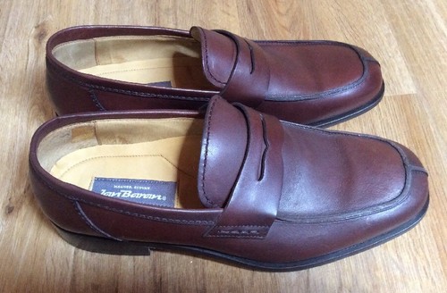Jan Baran Men's Business Shoe Leather Brown EUR42 **NEW** - Picture 2 of 8