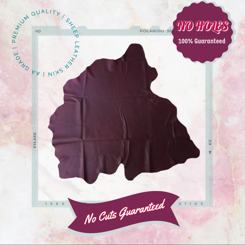 SIN AGUJEROS NI CORTES - Napa entera suave piel de oveja de primera calidad cuero genuino piel Foto 2 de 4