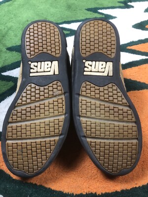 Vans Vintage “Grip” Padded Tongue Skating Shoe Brown Suede  display picture 1
