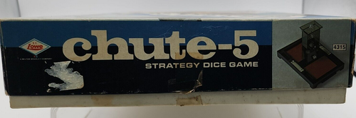 Chute-5 Chute 5 ES Lowe Milton Bradley MB Board Game from Yahtzee VTG 1973 READ - Picture 5 of 5