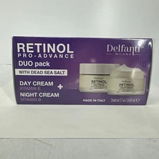 Delfanti Milano RETINOL PRO-ADVANCE Anti-Aging DUO Pack Day + Night Cream SEALED