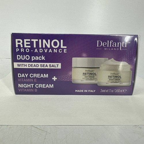 Delfanti Milano RETINOL PRO-ADVANCE Anti-Aging DUO Pack Day + Night Cream SEALED - Picture 1 of 7