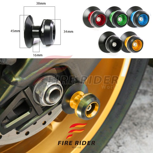 Billet Gold M6 Rear Swingarm Spools Twall For Yamaha YZF R1 19 20 - Picture 3 of 4