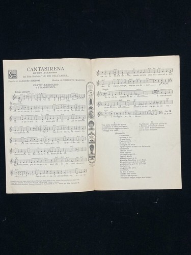 ALTE MUSIKPARTITUR "SIRENA" FRÖHLICHER RHYTHMUS - Bild 3 von 3