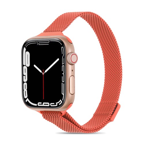 Magnet Slim für iWatch Ultra2 Series 9 8 7-1 SE Loop Band Metall Armband Strap - Bild 8 von 39