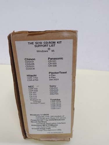 Future Domain Driver Disk & Accessories For TMC-1610M SCSI Scanner Host Adapter - Afbeelding 12 van 19
