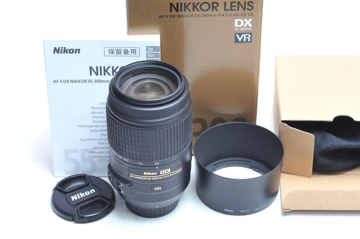 ■ほぼ新品■ NIKKOR 55-300mm f/4.5-5.6G ED VR Amazon.com: Nikon - AF-S DX NIKKOR 55-300mm f/4.5-5.6G ED VR