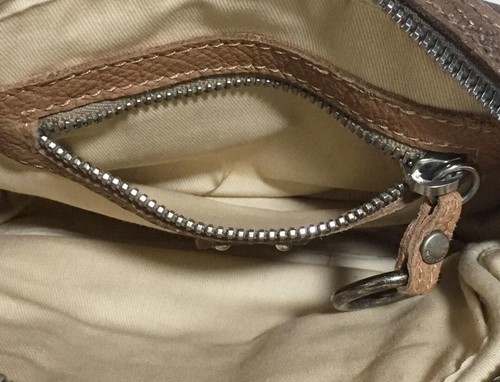 Sissi Rossi Handtasche Beuteltasche Tasche Geldbeutel Leder in braun gebraucht guter Zustand - Bild 5 von 12